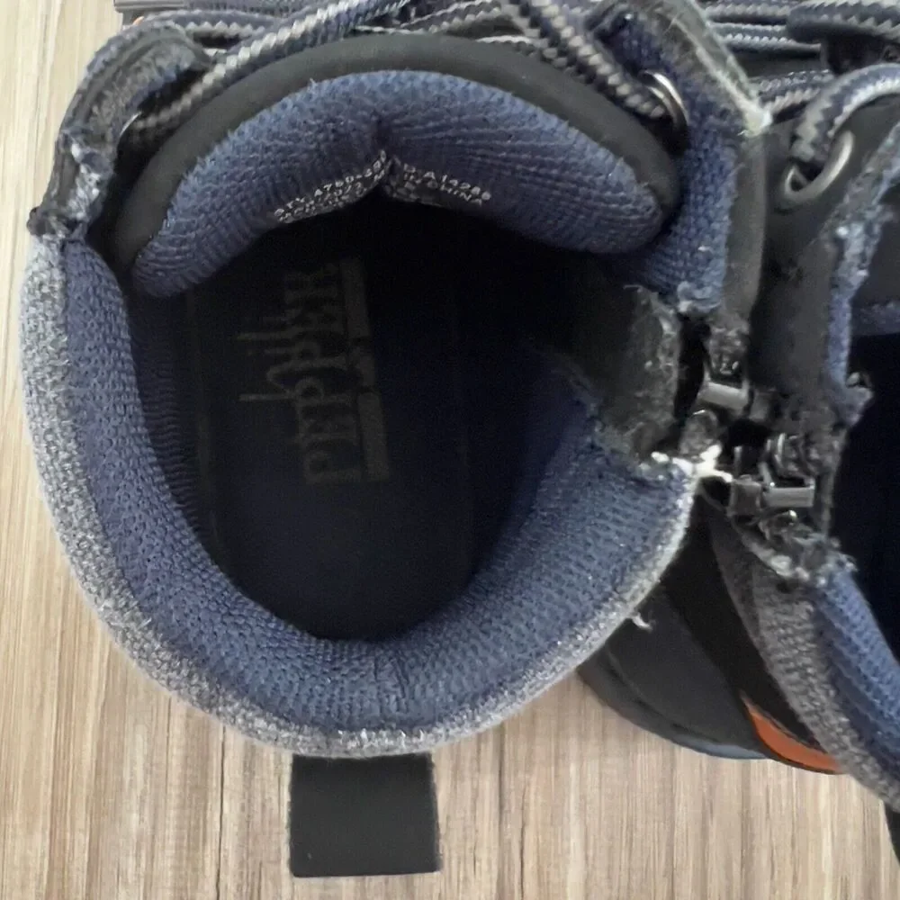 Chili Pepper Boys Navy Blue Ankle Boots, Size 30/12